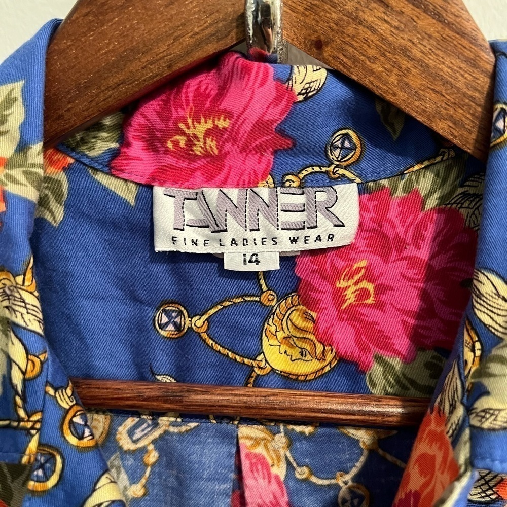 Vintage Tanner Women’s Button Shirt - Picture 4 of 5